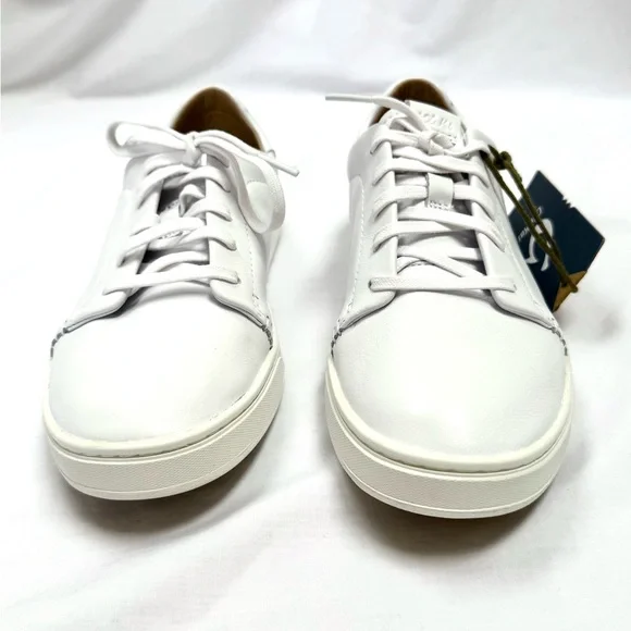 New OluKai Pehuea Li Ili Leather Women’s Slip On In Sneakers Shoes 8.5 White NIB - Picture 8 of 12